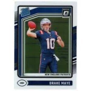 Drake Maye Optic Rookie Near Mint Rated Rookie Panini NFL Football NE Patriots